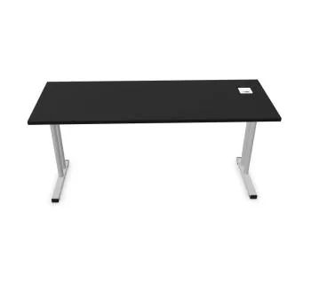 Biurko EASY SPACE C-LEG RC 160x60cm czarne grafitowe