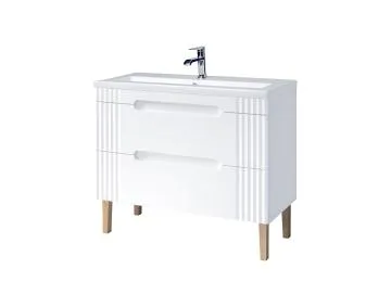 Szafka pod umywalkę FIJI WHITE 82 100cm biała