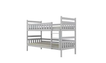 Łóżko piętrowe BARTEK 180x90 białe drewniane
