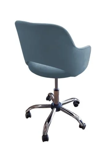 Fotel IZMA BL VELVET szary