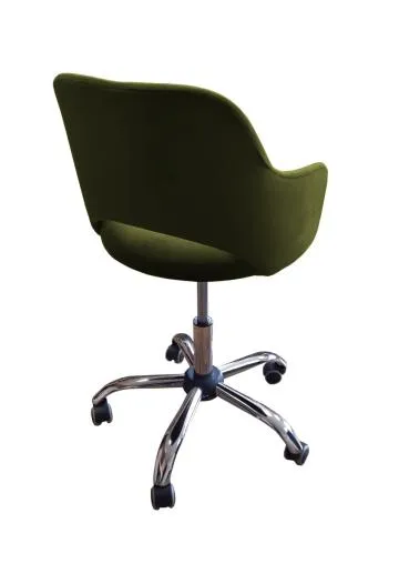 Fotel IZMA BL VELVET oliwkowy