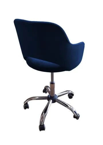 Fotel IZMA VELVET granatowy