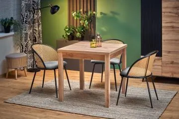 Krzesło tapicerowane K508 VELVET szare