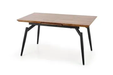 Stół CAMBELL 140(180)x80 dąb naturalny/czarny