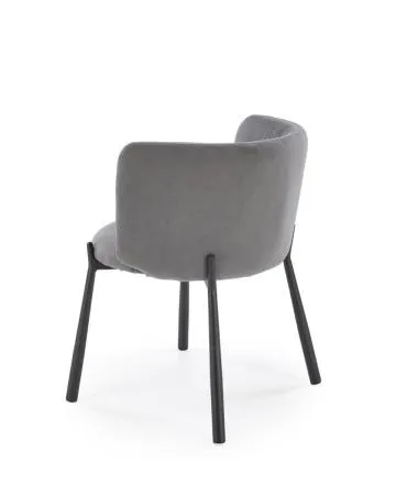 Krzesło tapicerowane K531 VELVET szare