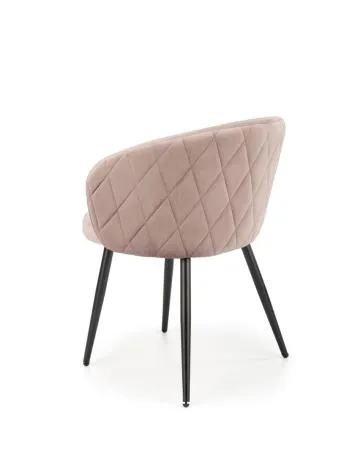 Krzesło tapicerowane K430 VELVET beżowe