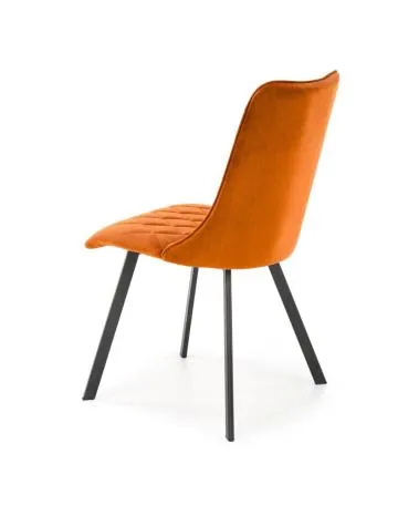 Krzesło tapicerowane K450 VELVET cynamonowe