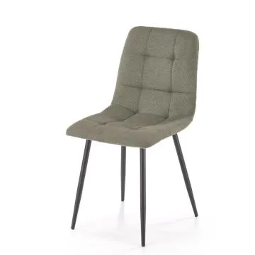 Krzesło tapicerowane K560 oliwkowe