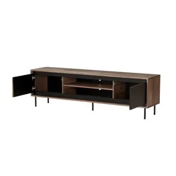 Szafka RTV SWING RTV-1 180 orzech/czarna