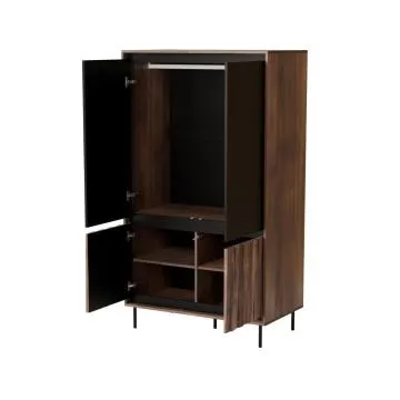 Szafa SWING S-1 orzech/czarna