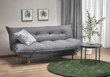 Sofa rozkładana z funkcją spania PILLOW szara