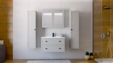 Szafka pod umywalkę TORETO 2S 80cm kaszmirowy mat