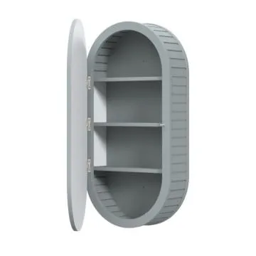 Szafka łazienkowa VENEZIA FJORD 1D 43cm zielony mat z lustrem
