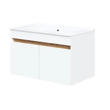 Szafka pod umywalkę FIGARO 2D 80cm biała