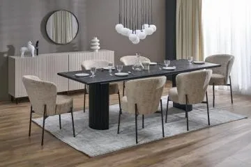 Stół rozkładany BOLERO 160(250)x90 czarny