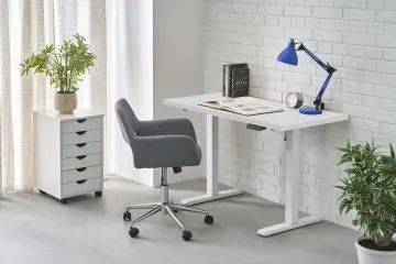 Biurko B54 120x60cm białe z regulacją wysokości