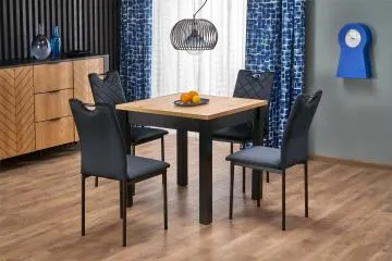 Krzesło tapicerowane K577 VELVET czarne 