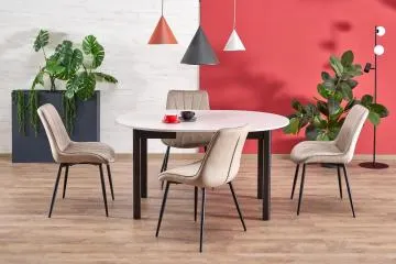 Krzesło tapicerowane K589 beżowe