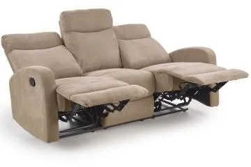 Sofa OSLO 3S beżowa z funkcją rozkładania