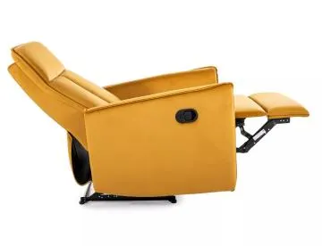Fotel rozkładany NIKOS VELVET curry