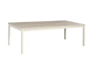 Ława FROST L1 120x60 off white/dąb alpejski