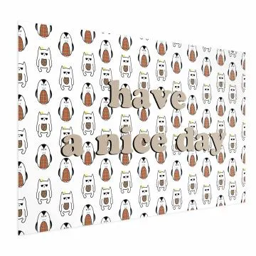Plakat Nice day 60x40 cm bez ramy bez marginesu
