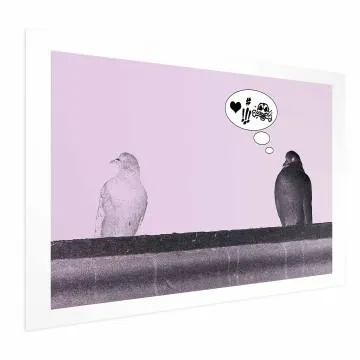Plakat Zaloty 60x40 cm bez ramy z marginesem