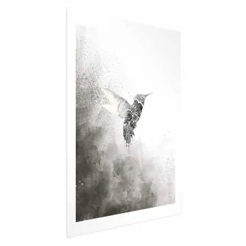 Plakat Etniczny koliber 21x30 cm bez ramy z marginesem