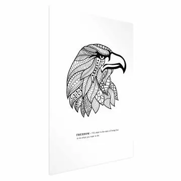 Plakat Orzeł wolności 21x30 cm bez ramy bez marginesu