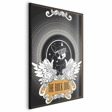 Plakat The Rock Dog 60x90 cm z ramą czarną bez marginesu