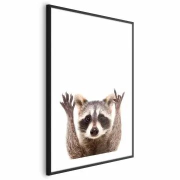 Plakat Szop 60x90 cm z ramą czarną z marginesem