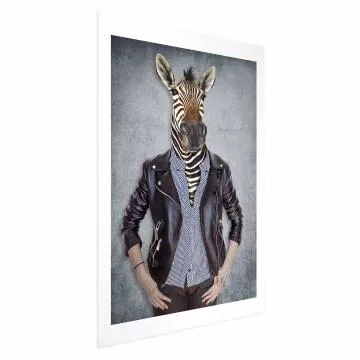 Plakat Zebra Ewa 29,7x42 cm bez ramy z marginesem