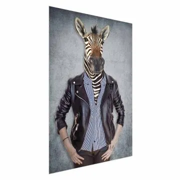 Plakat Zebra Ewa 40x60 cm bez ramy bez marginesu