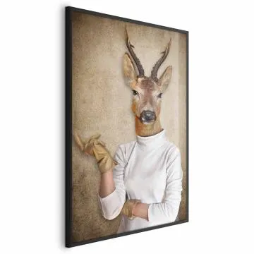 Plakat Pani domu 60x90 cm z ramą czarną bez marginesu