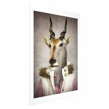Plakat Antylopa 29,7x42cm bez ramy z marginesem