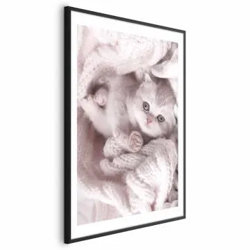 Plakat Miłośnik wypoczynku 21x30 cm z ramą czarną z marginesem