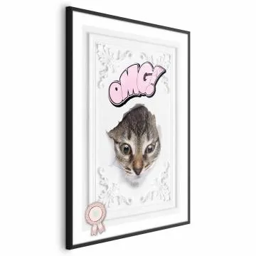 Plakat OMG 60x90 cm z ramą czarną bez marginesu