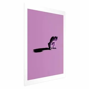 Plakat Mała małpka 60x90 cm bez ramy z marginesem