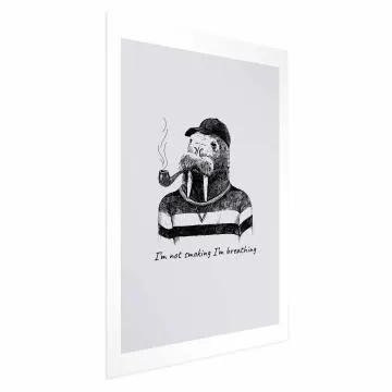 Plakat Smoking 29,7x42 cm bez ramy z marginesem