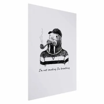 Plakat Smoking 21x30 cm bez ramy bez marginesu