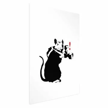 Plakat Szczur fotograf 21x30 cm bez ramy z marginesem
