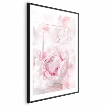 Plakat Ulotne piękno 60x90 cm z ramą czarną z marginesem