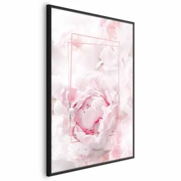 Plakat Ulotne piękno 21x30 cm z ramą czarną bez marginesu