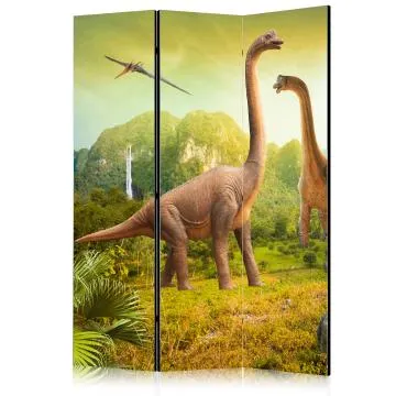 Parawan jednostronny Dla dzieci 135x172 cm 3-częściowy wielokolorowy