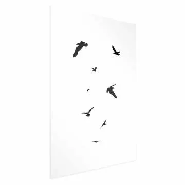 Plakat Wieczorny lot 21x30 cm bez ramy z marginesem