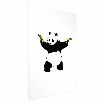 Plakat Panda with Guns 29,7x42 cm bez ramy z marginesem