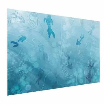 Plakat Japoński staw 30x21 cm bez ramy bez marginesu