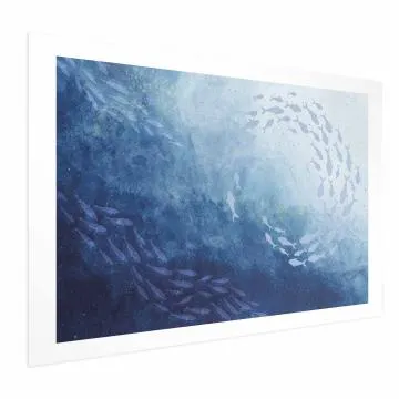 Plakat Morska toń 42x29,7 cm bez ramy z marginesem
