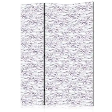 Parawan dwustronny Zwierzęta 135x172 cm 3-częściowy biały