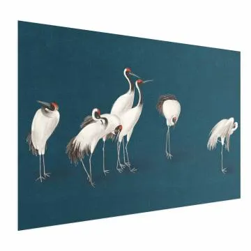 Plakat Wieczór nad stawem 60x40 cm bez ramy bez marginesu